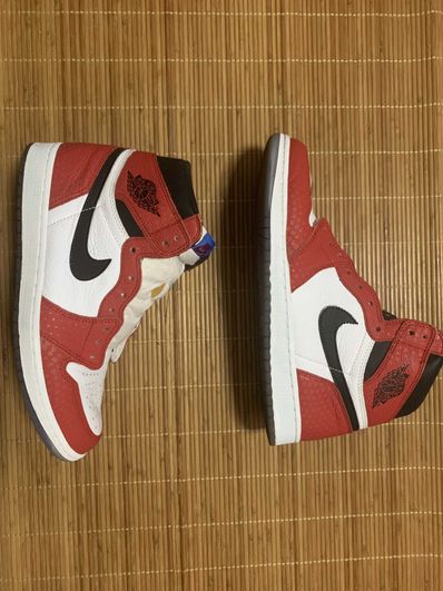 Spiderman × Nike Air Jordan 1 Origin Story "Gym Red/White/Photo Blue/Black"