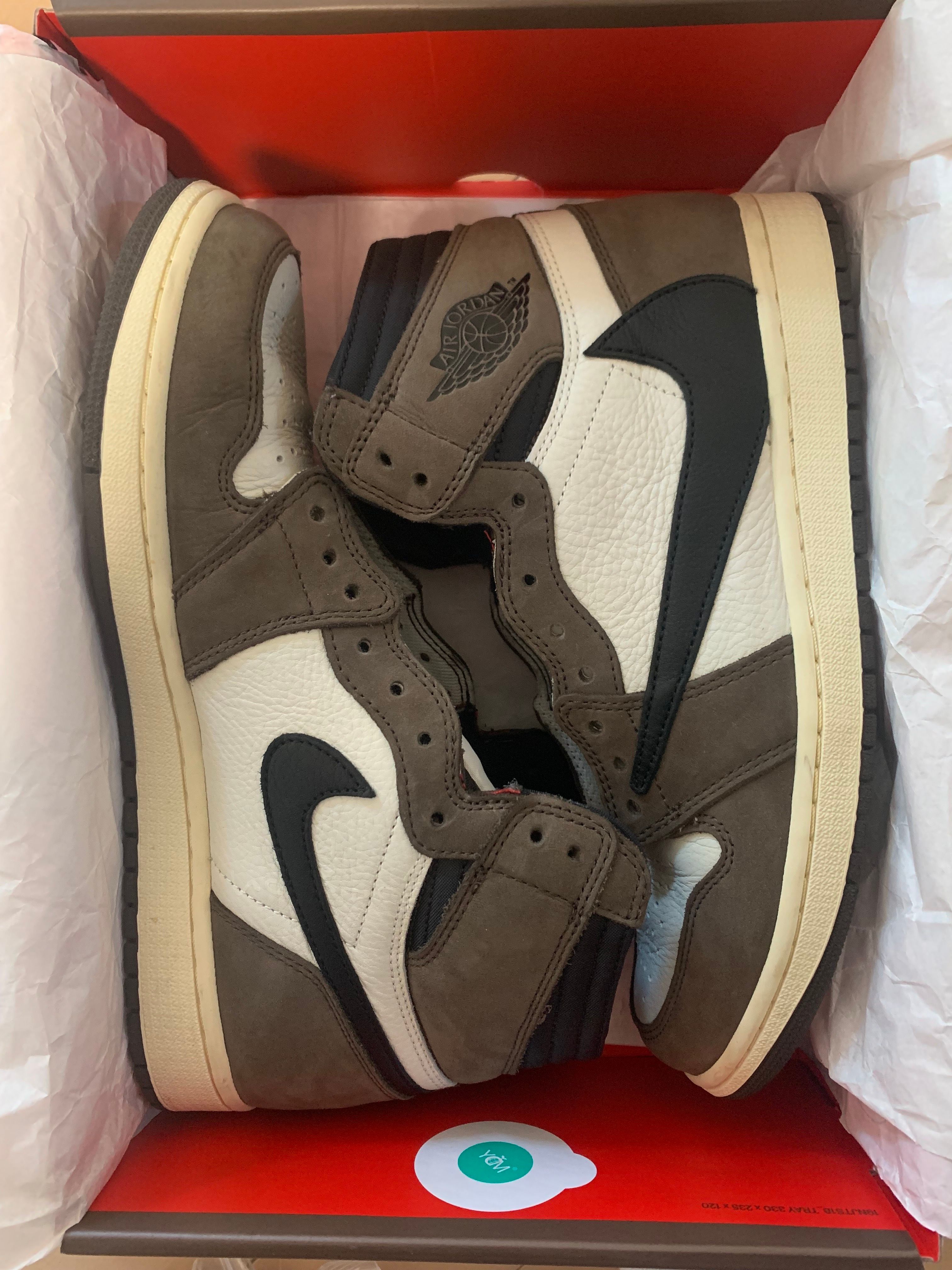 Travis Scott × Nike Air Jordan 1 Retro High OG TS SP "Sail/Dark Mocha"