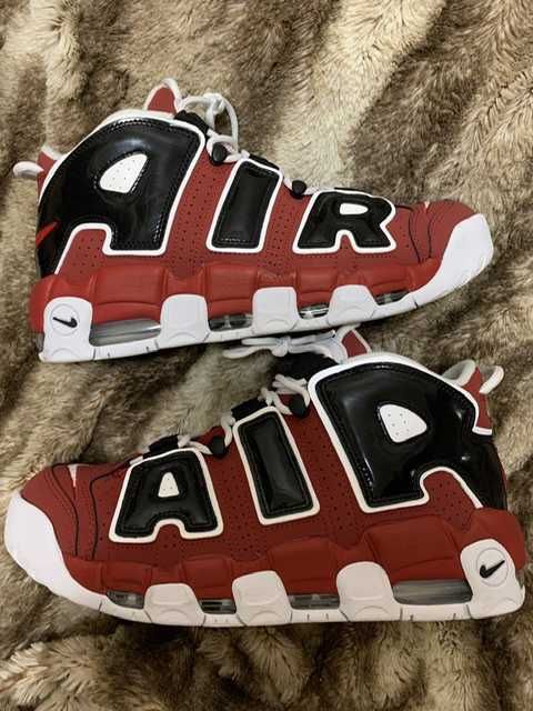 Nike Air More Uptempo ’96 "Black and Varsity Red" (2021) 