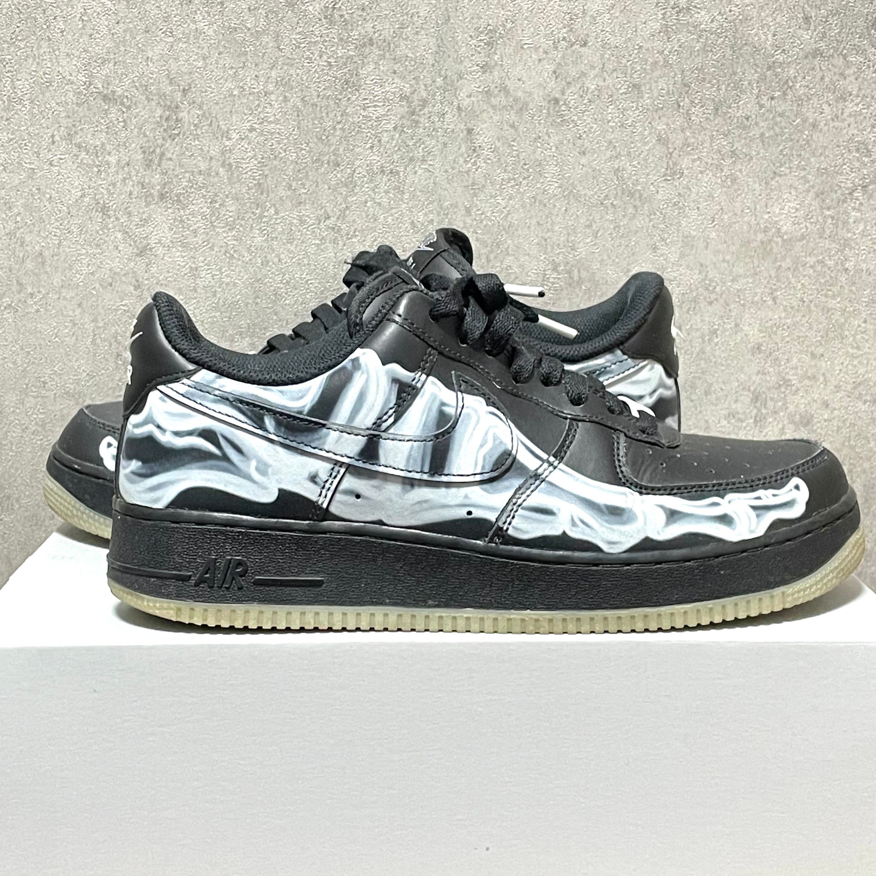 Nike Air Force 1 Low "Black Skeleton"