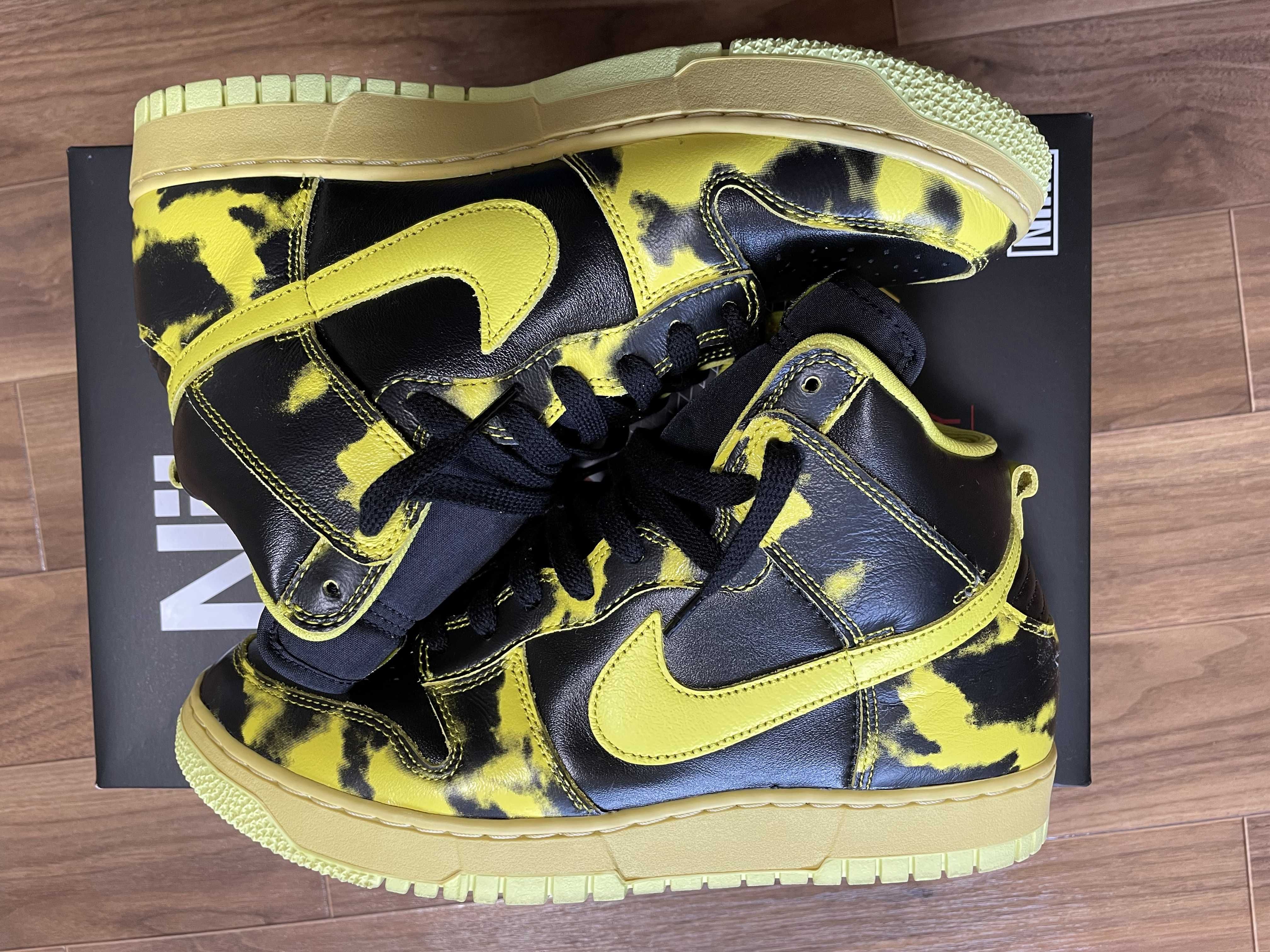 Nike Dunk High 1985 SP "Yellow Acid Wash"