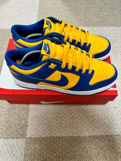 Nike Dunk Low "Blue Jay and University Gold"