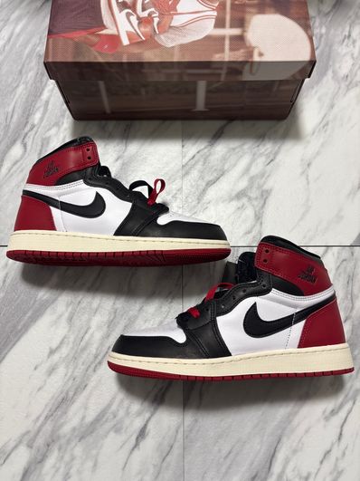 Nike GS Air Jordan 1 Retro High OG "Black Toe Reimagined"