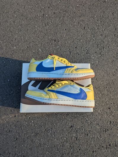 Travis Scott × Nike Women's Air Jordan 1 Retro Low OG "Canary"