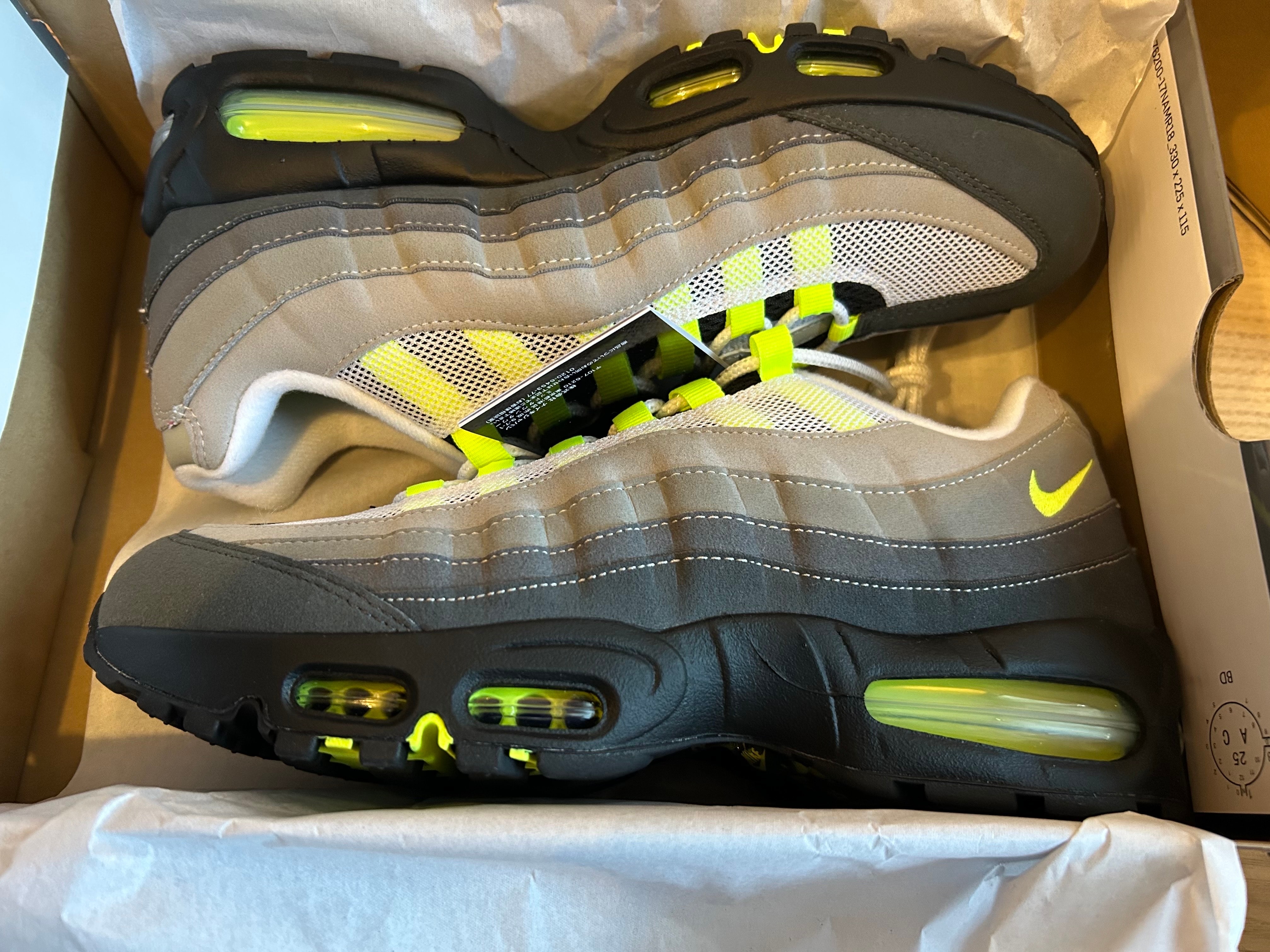 ナイキ エアマックス95 OG ビッグバブル "ネオンイエロー/イエローグラデ" (2025/2026)