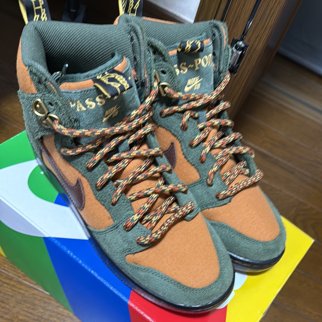 PASS~PORT × Nike SB Dunk High "Work Boot"