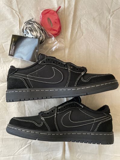 Travis Scott × Nike Air Jordan 1 Low OG SP "Black Phantom"