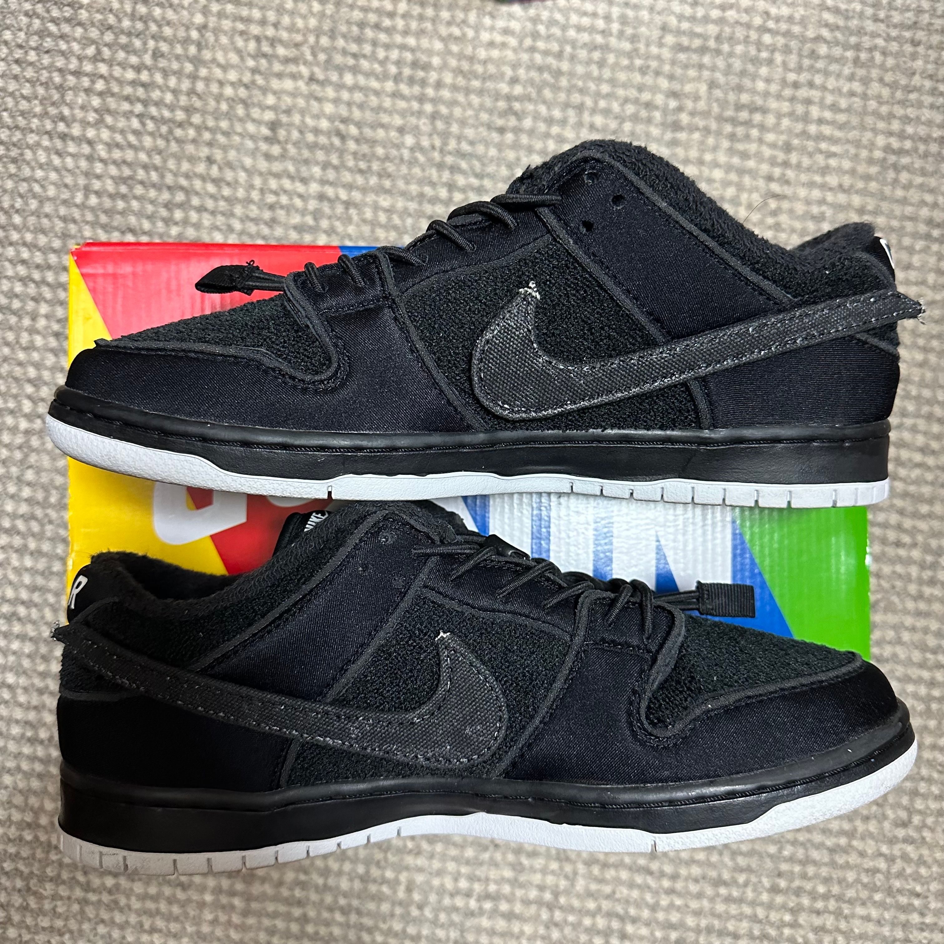 Gnarhunters × Nike SB Dunk Low "Black/White"
