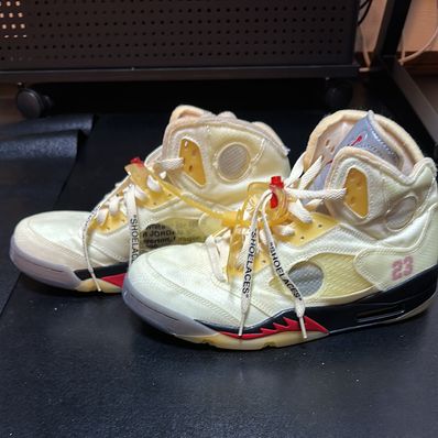 Off-White × Nike Air Jordan 5 "Sail"