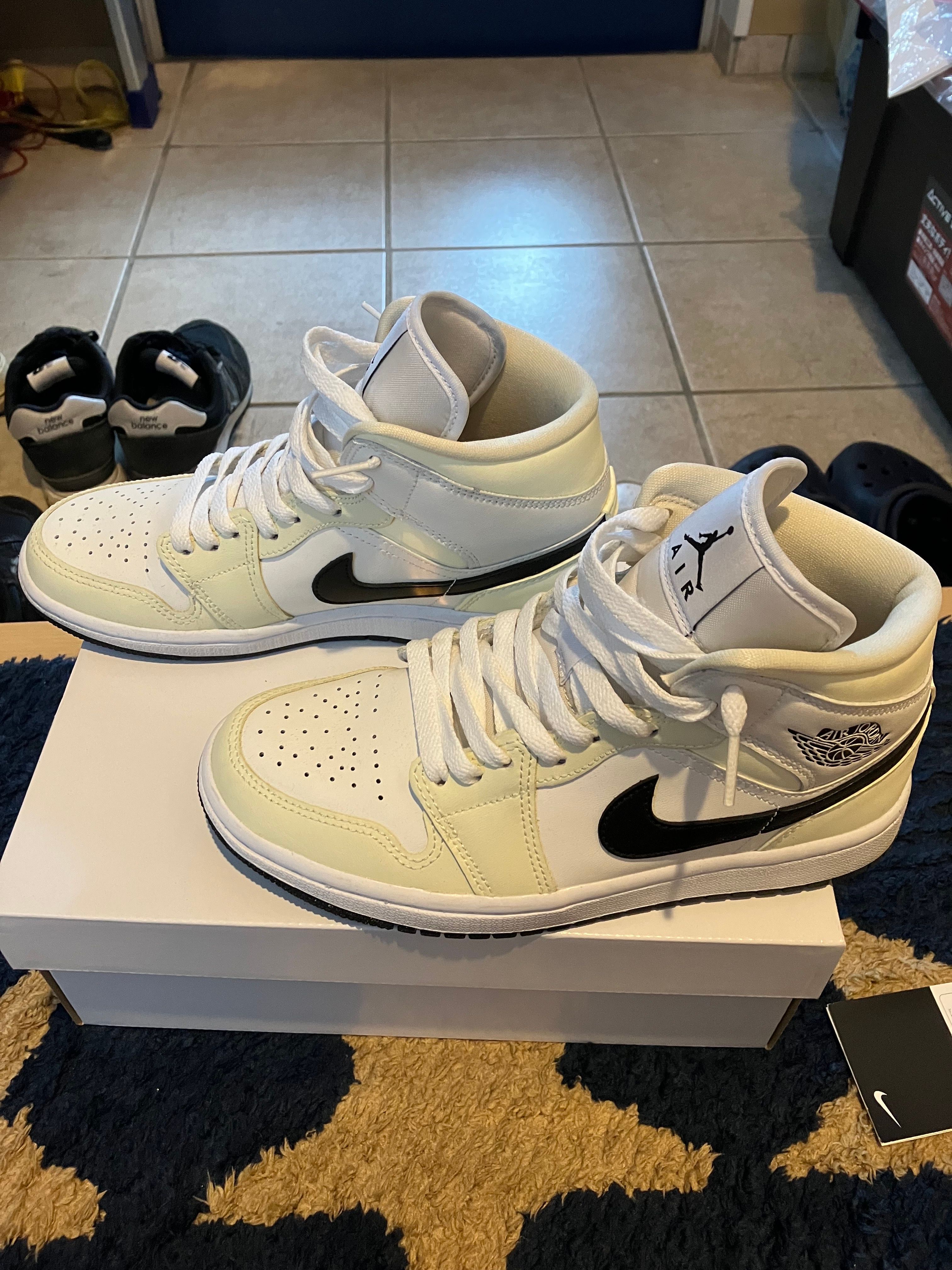 Nike Women's Air Jordan 1 Mid "Coconut Milk"