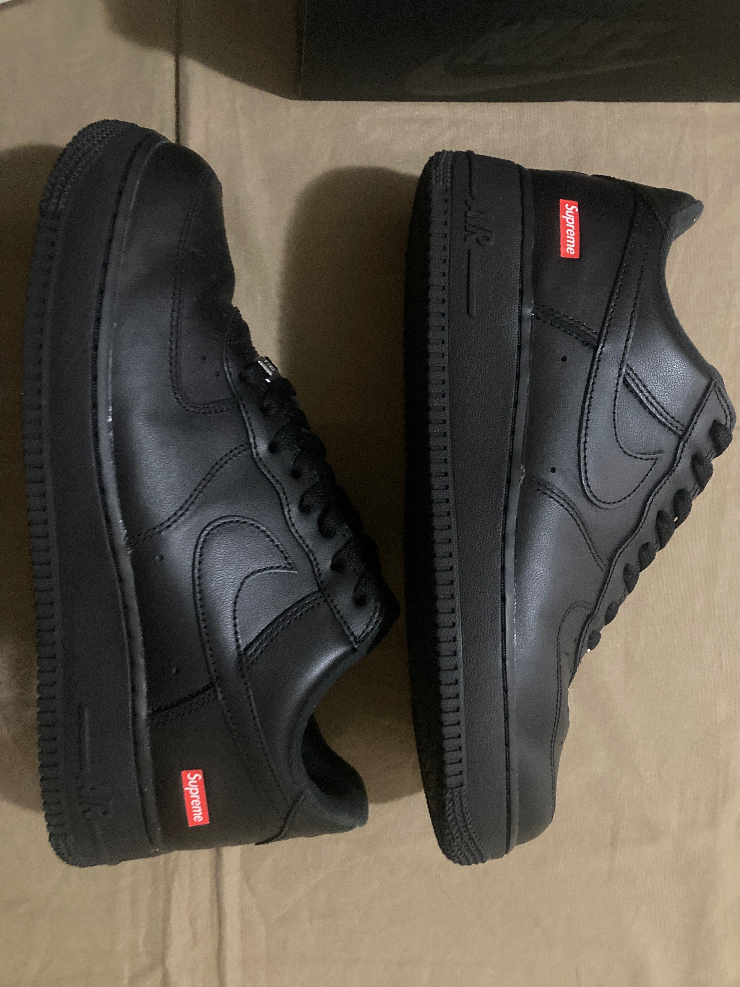 Supreme × Nike Air Force 1 Low "Black"