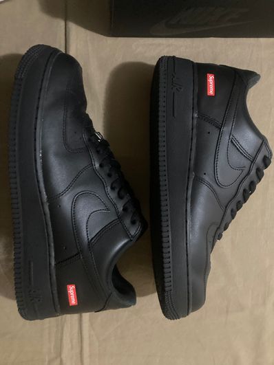 Supreme × Nike Air Force 1 Low "Black"
