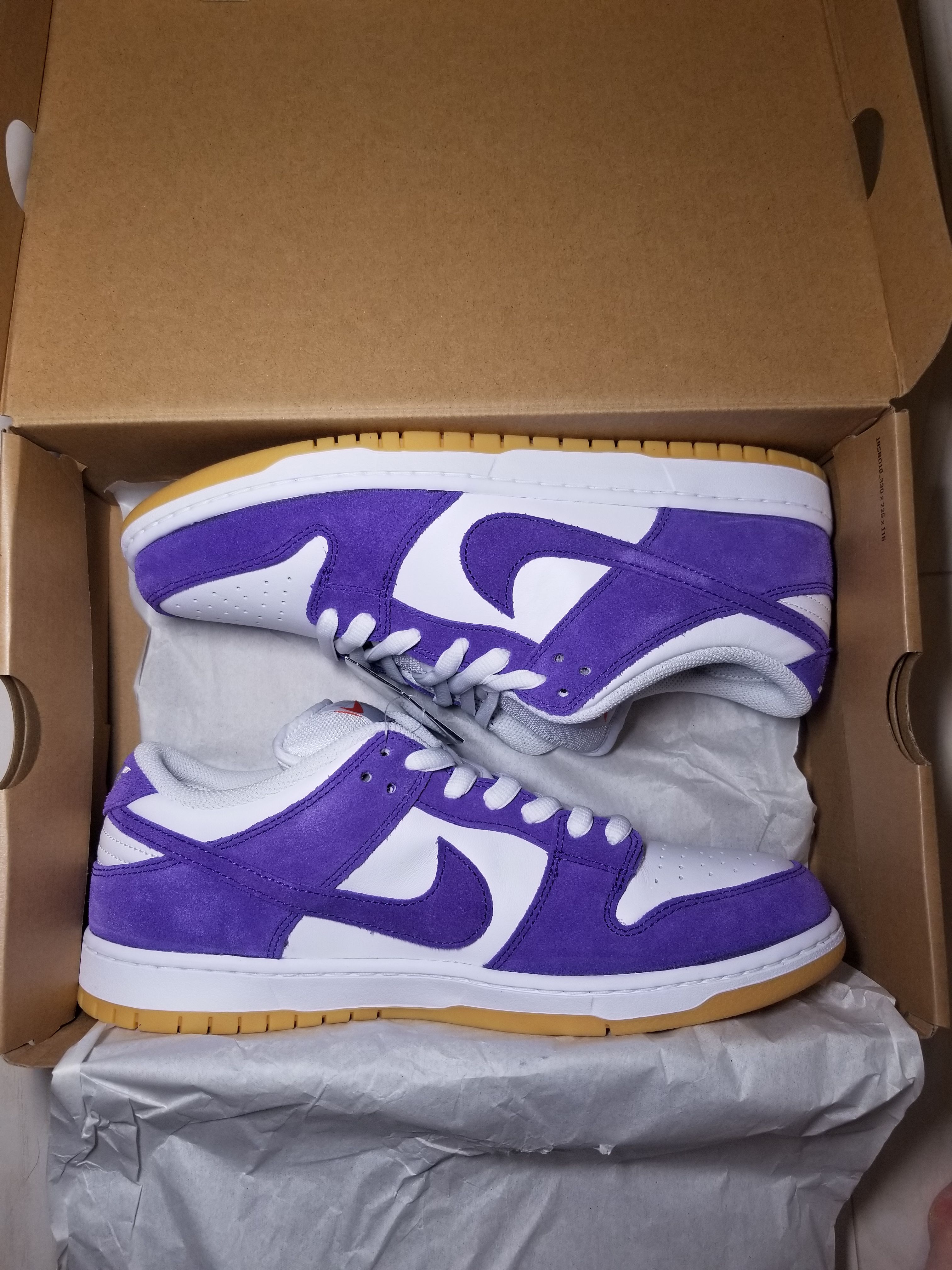 Nike SB Dunk Low Pro ISO Orange Label "Court Purple Gum"