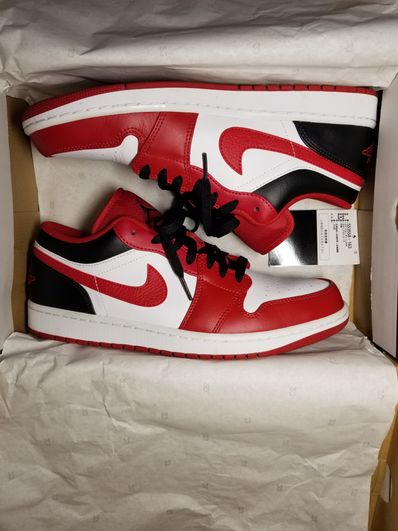 Nike Air Jordan 1 Low "White/Gym Red/Black"