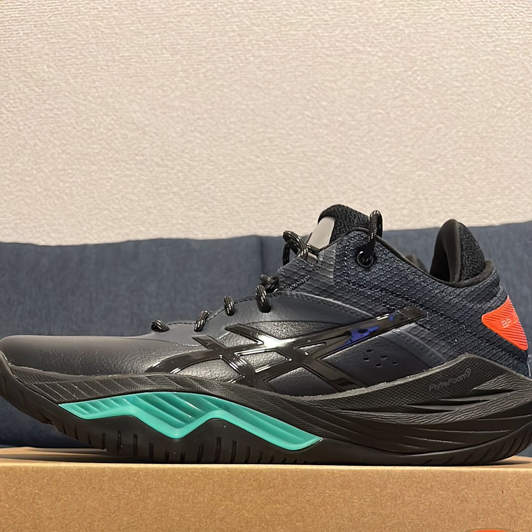 ボーラホリック × アシックス ノヴァ サージ ロー "ミッドナイト/オーロラグリーン"