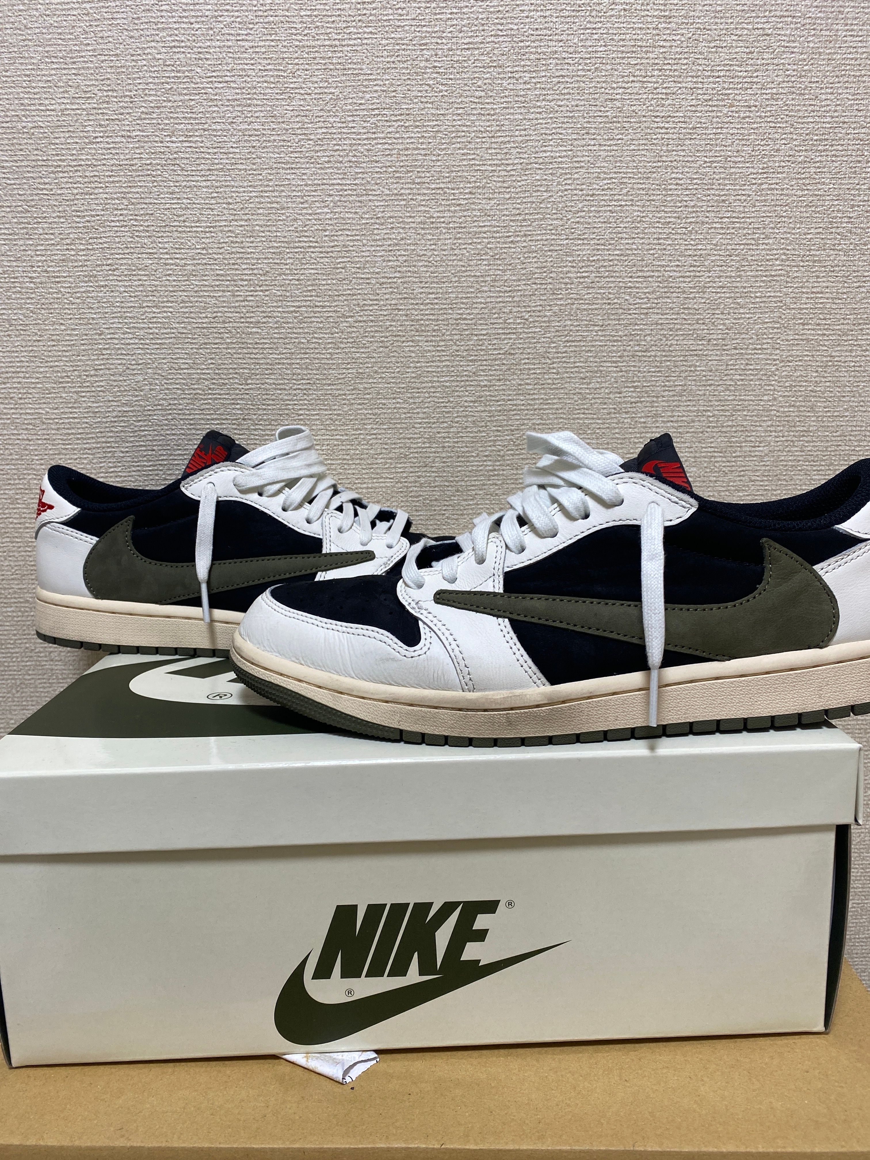 Travis Scott × Nike Women's Air Jordan 1 Low OG "Medium Olive"