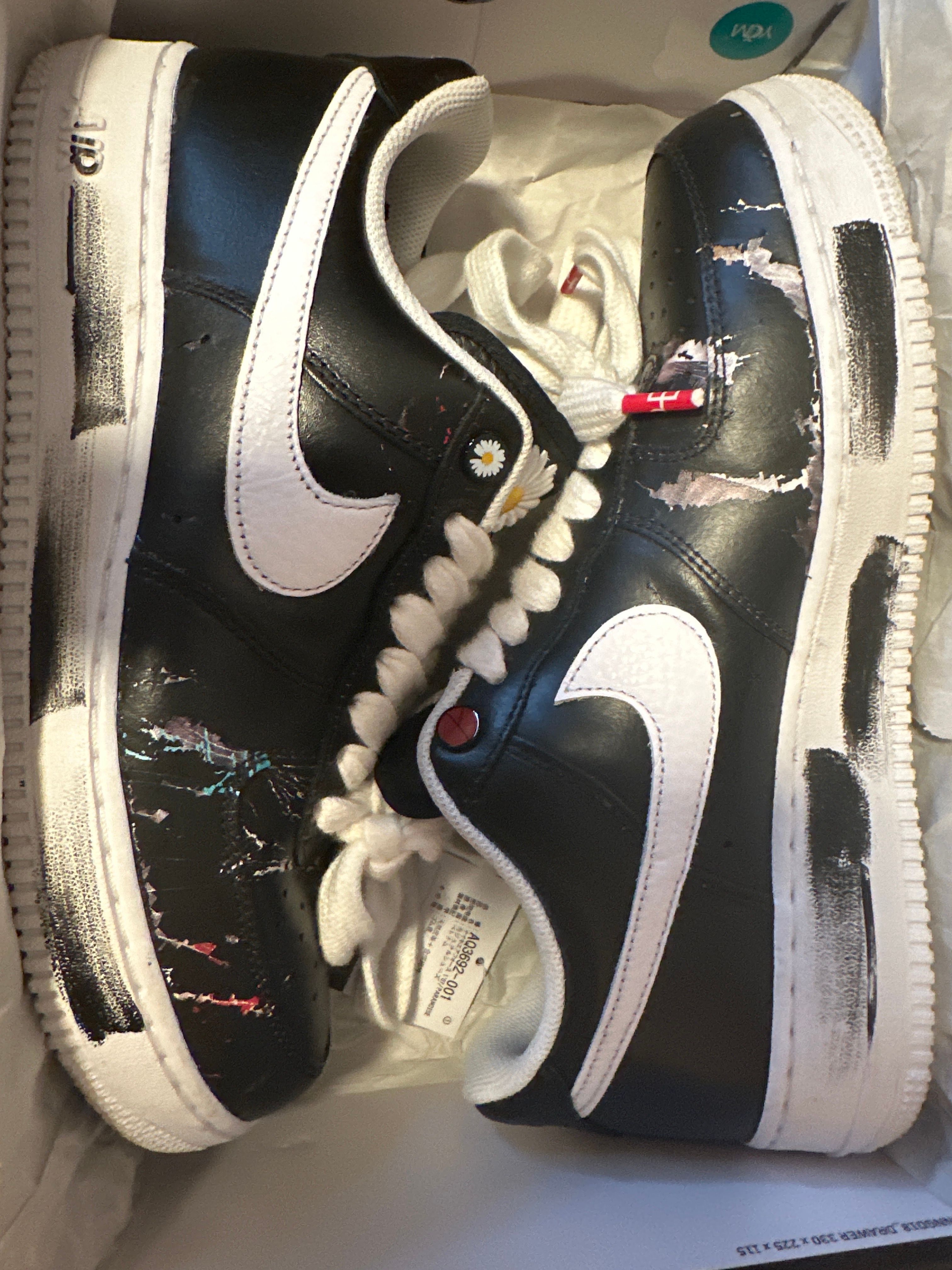 PEACEMINUSONE × Nike Air Force 1 Low Para Noise "Black" / G-DRAGON