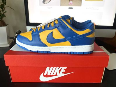Nike Dunk Low "Blue Jay and University Gold"