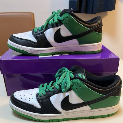 Nike SB Dunk Low Pro "Black and Classic Green"