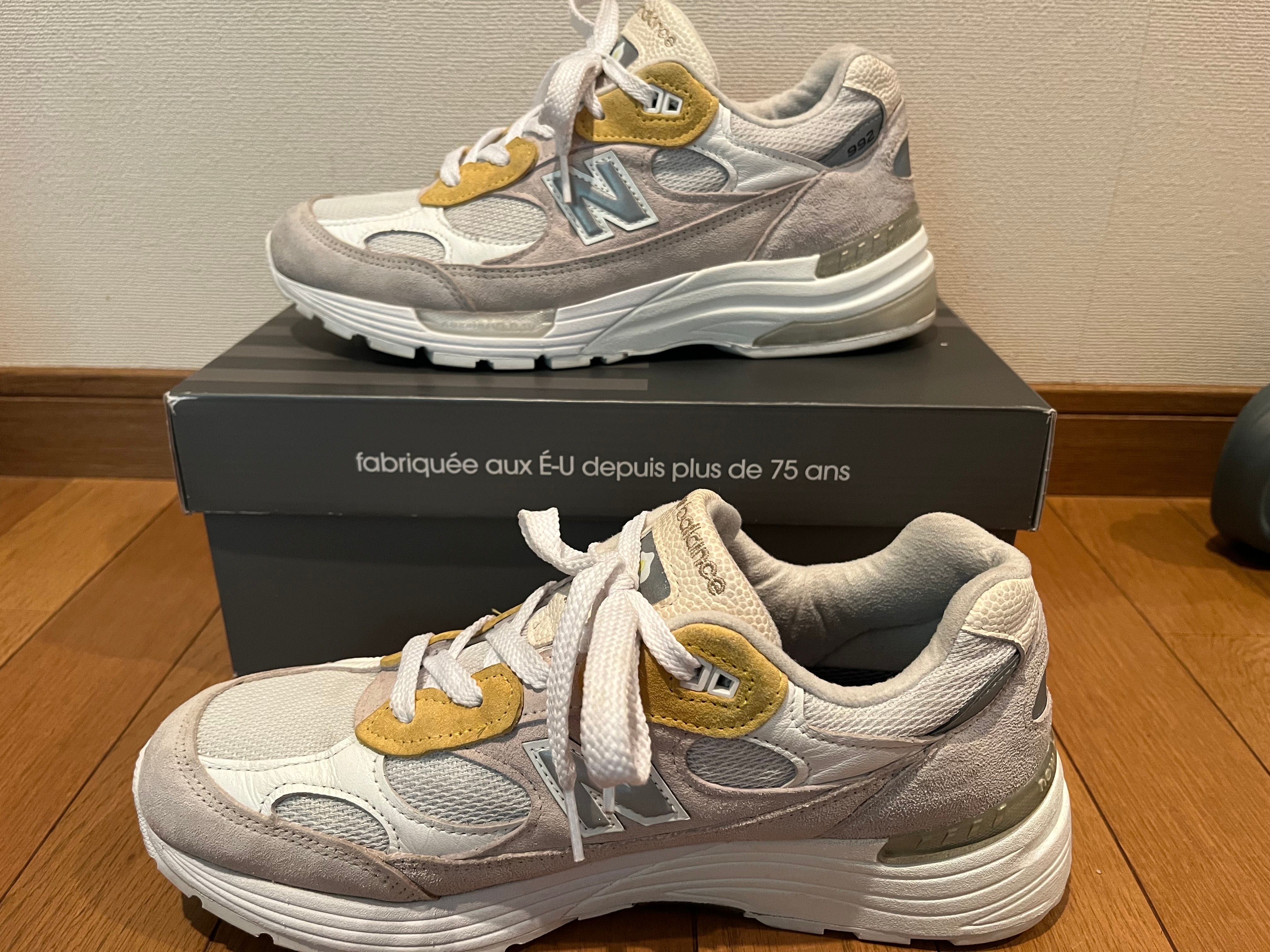 Paperboy × New Balance 992 "Fried Egg"