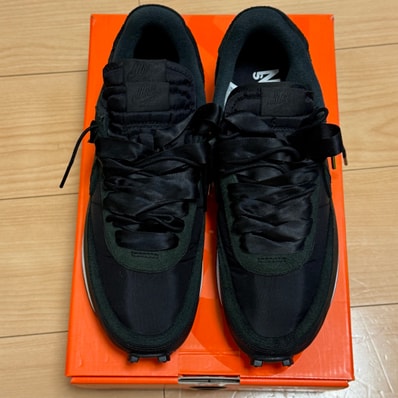 sacai × Nike LDV Waffle "Triple Black"