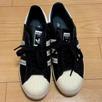 HUMAN MADE × adidas SUPERSTAR 80s "BLACK/WHITE"