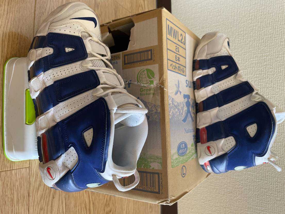 NIKE AIR MORE UPTEMPO 96 "WHITE/DEEP ROYAL BLUE"