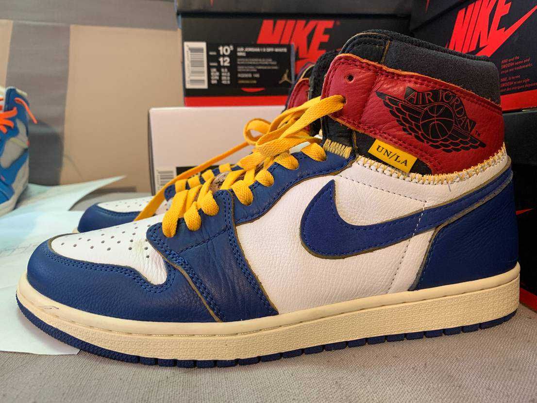 Union × Nike Air Jordan 1 Retro High OG NRG "Storm Blue/Varsity Red"