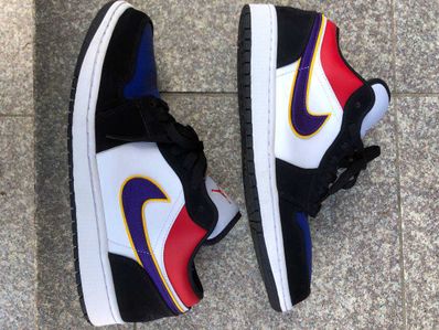 NIKE AIR JORDAN 1 LOW "LAKERS TOP 3"