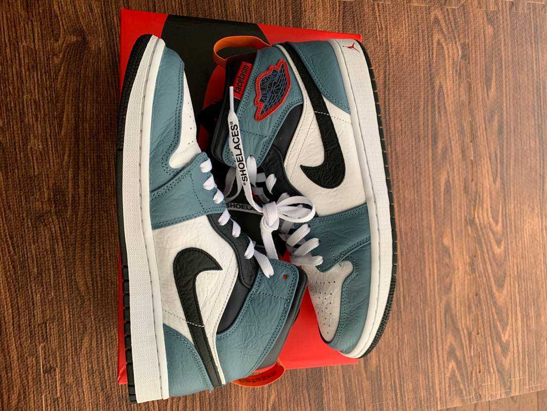 FACETASM × Nike Air Jordan 1 Mid "White/Navy"