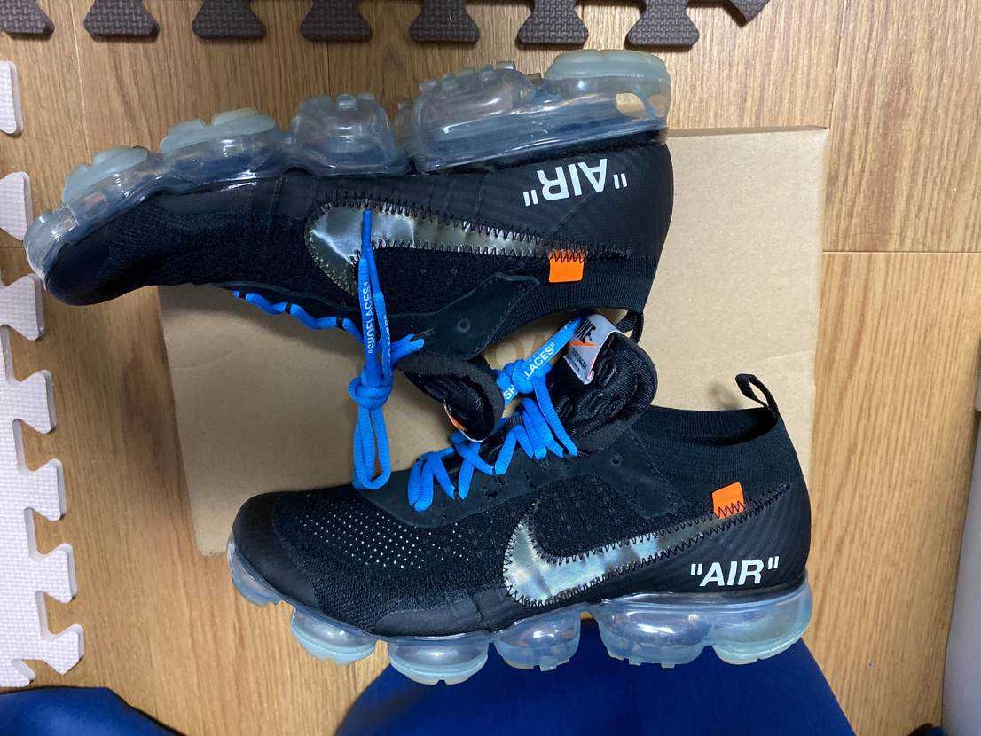 Off-White × Nike Air Vapormax "Black/Total Orange/Clear"