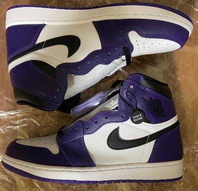 Nike Air Jordan 1 Retro High OG "Court Purple White/Black" (2020)