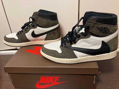 Travis Scott × Nike Air Jordan 1 Retro High OG TS SP "Sail/Dark Mocha"