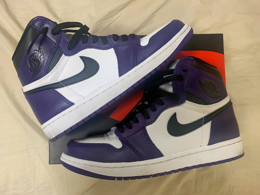 Nike Air Jordan 1 Retro High OG "Court Purple White/Black" (2020)
