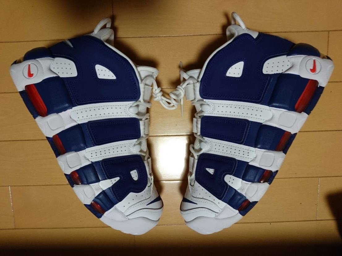 NIKE AIR MORE UPTEMPO 96 "WHITE/DEEP ROYAL BLUE"