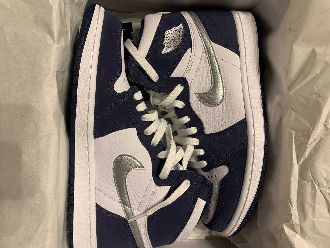 Nike Air Jordan 1 High OG CO.JP "White/Midnight Navy" (2020)(ブリーフケースなし)