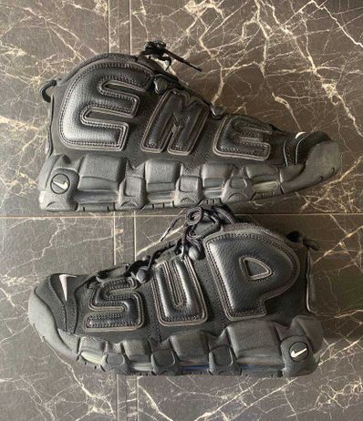 Supreme × Nike Air More Uptempo "Black"