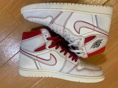 Nike Air Jordan 1 Retro High OG "Sail/University Red"