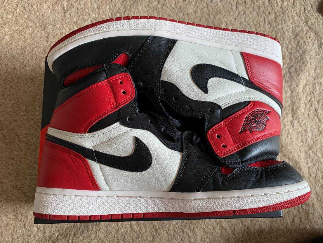 Nike Air Jordan 1 Retro High OG "Bred Toe"