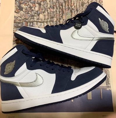 Nike Air Jordan 1 High OG CO.JP "White/Midnight Navy" (2020)(ブリーフケースなし)