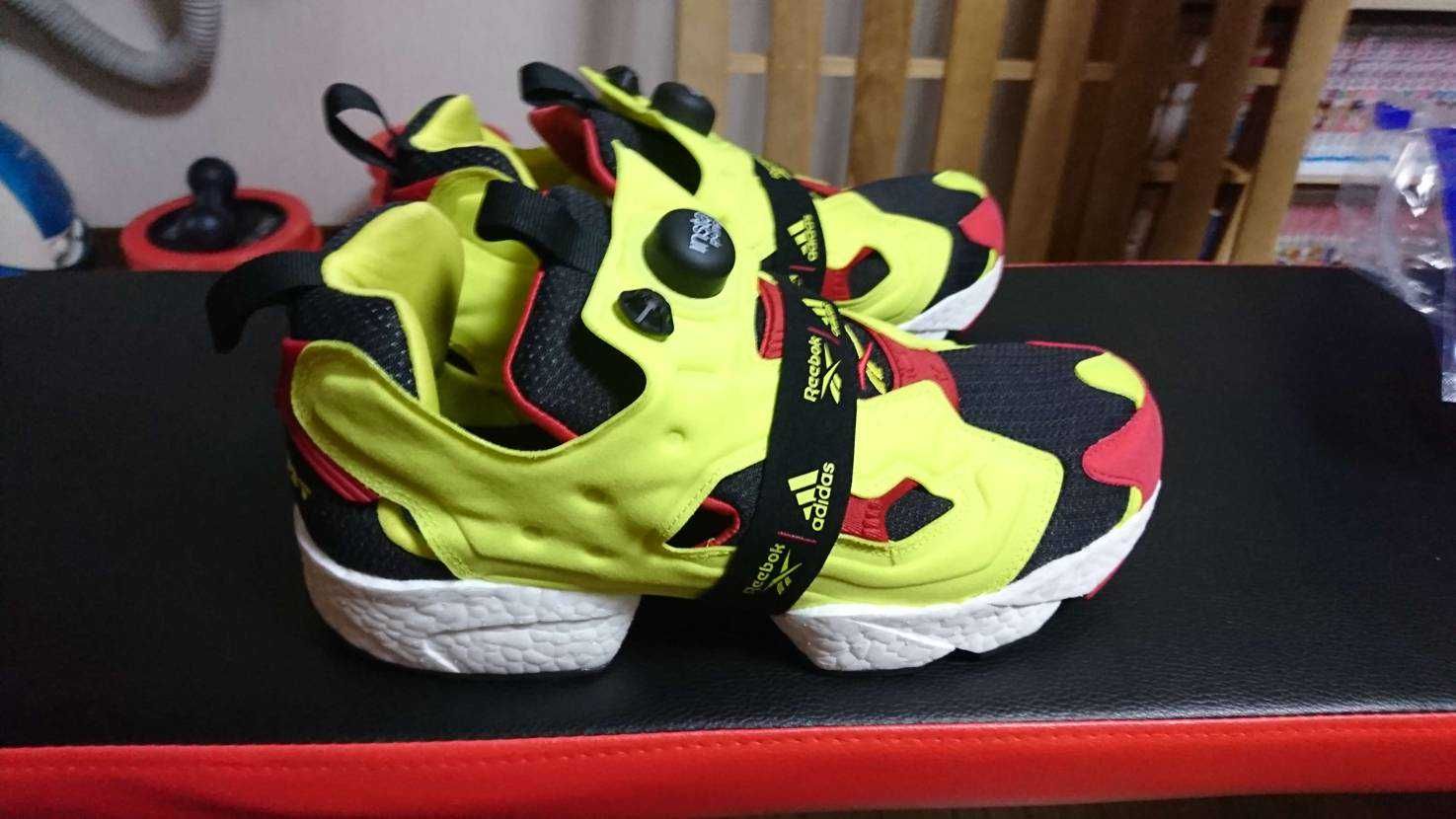 ADIDAS × REEBOK INSTAPUMP FURY BOOST OG  "YELLOW/RED"