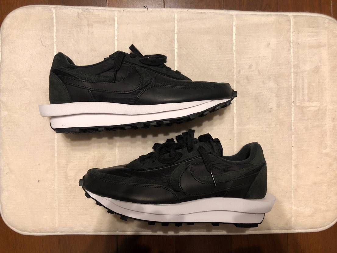 sacai × Nike LDV Waffle "Triple Black"
