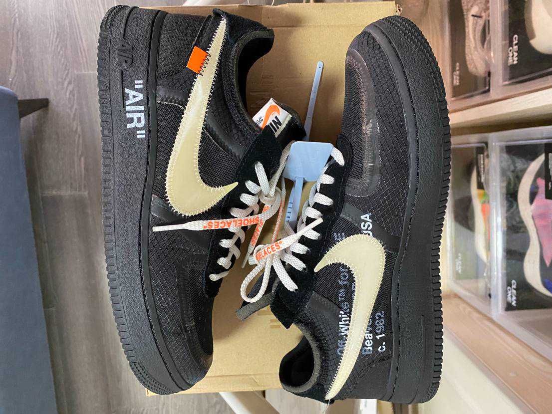 Off-White × Nike Air Force 1 Low "Black"