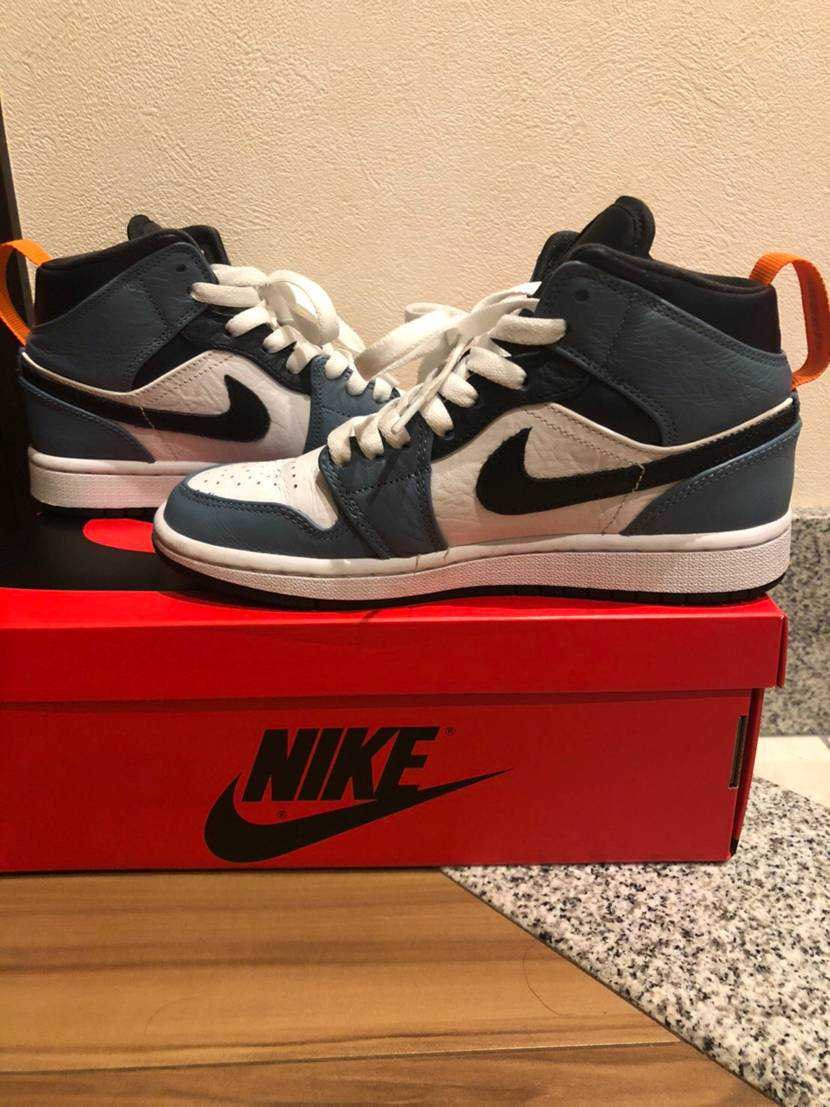 FACETASM × Nike Air Jordan 1 Mid "White/Navy"