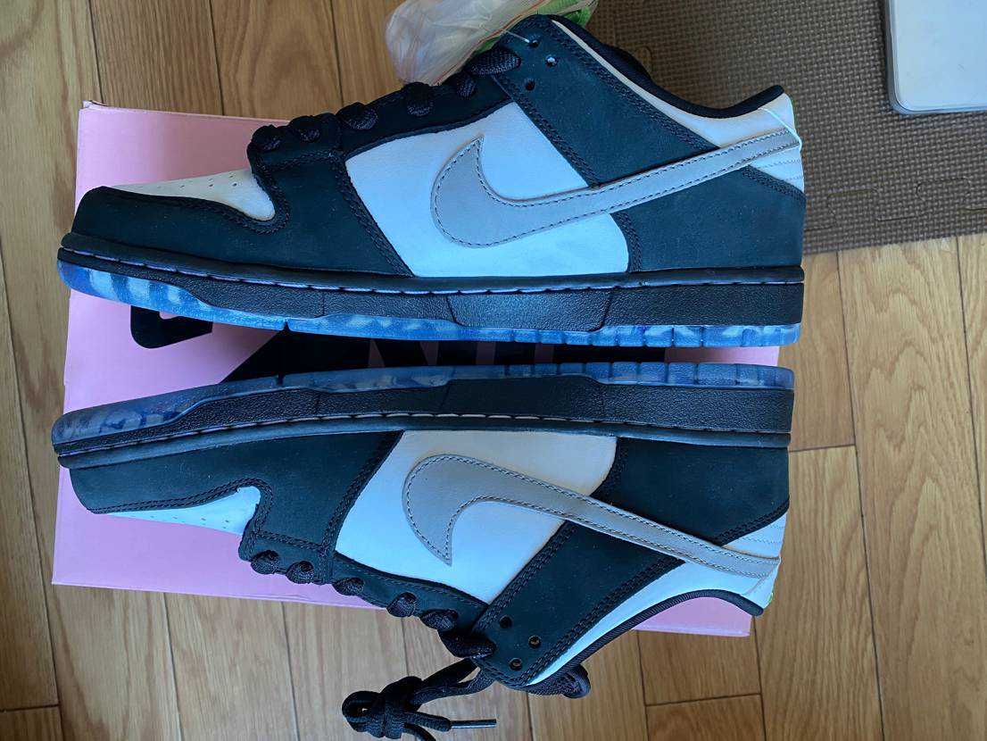 STAPLE × Nike SB Dunk Low "Pigeon Black/White"