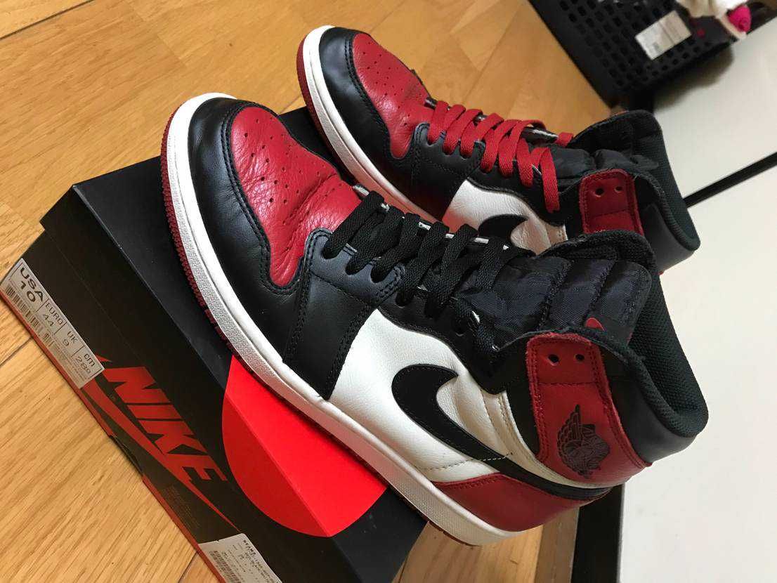 Nike Air Jordan 1 Retro High OG "Bred Toe"