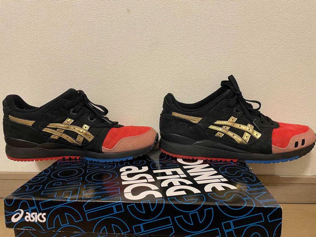 Ronnie Fieg × Asics Gel-Lyte III Tokyo Trio 252.1 "Black/Gold" 