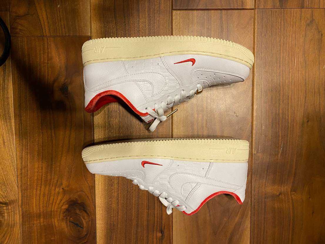 KITH × Nike Air Force 1 Low "White/Red"