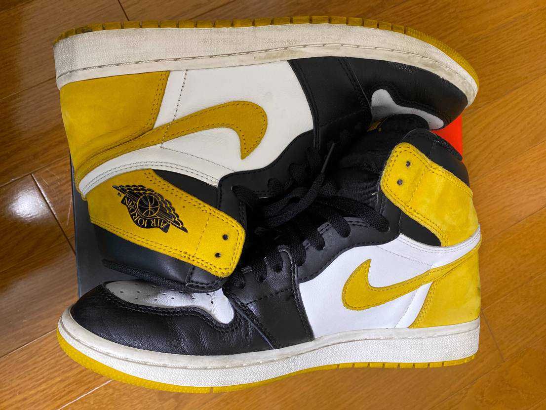 Nike Air Jordan 1 Retro High OG "Black Toe/Yellow Ochre"