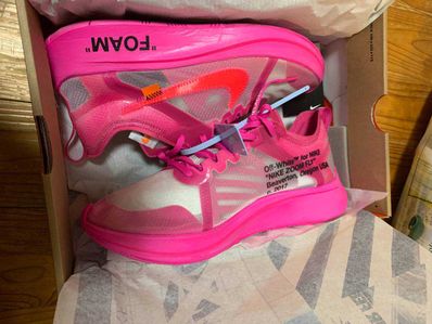Off-White × Nike Zoom Fly "Pink"